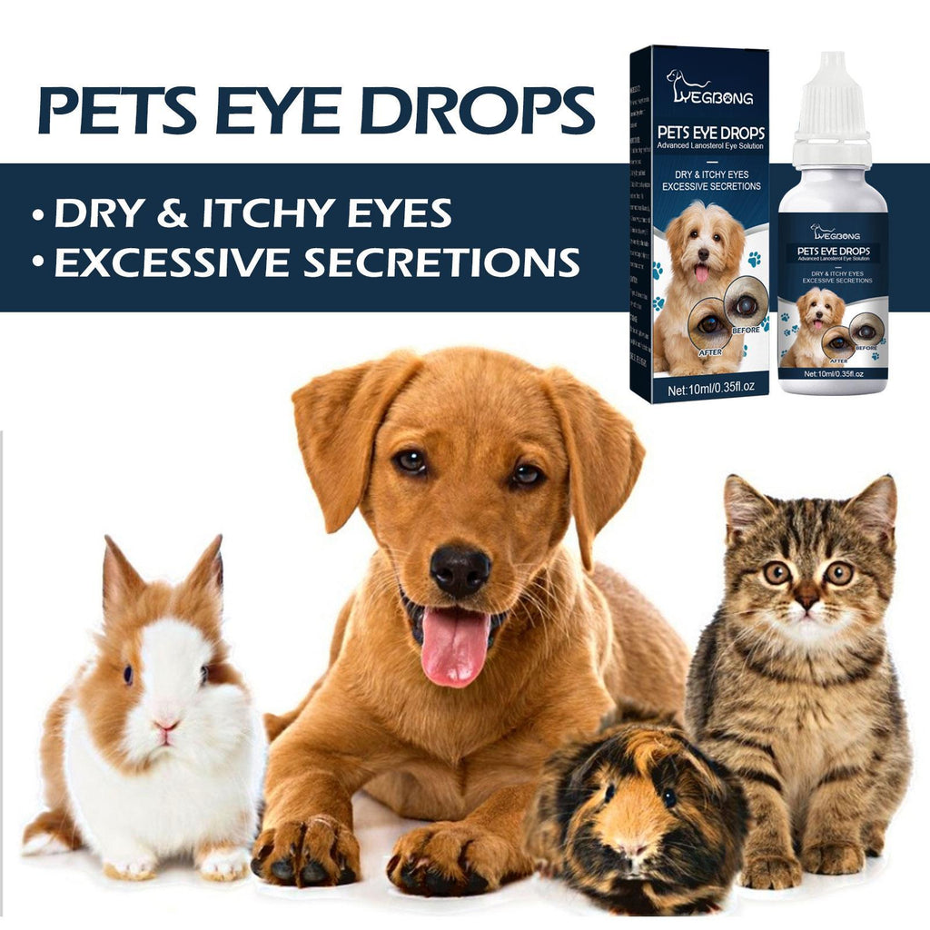 Igbang Pet Eye Drops For Cats And Dogs To Remove Tear Marks, Relieve Itchy Eyes And Clean