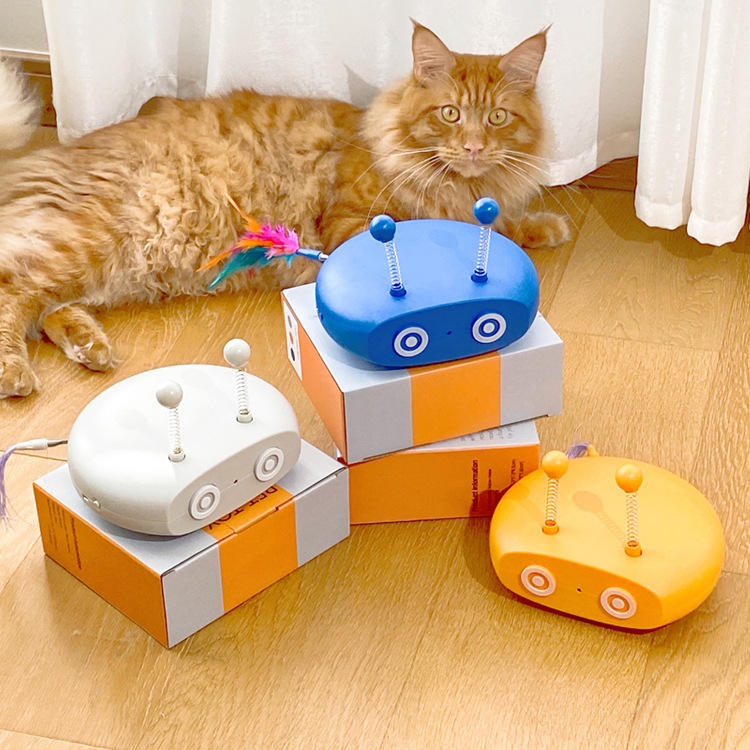Electric Cat Interactive Toy - Teasing Robot Laser - Automatic Steering