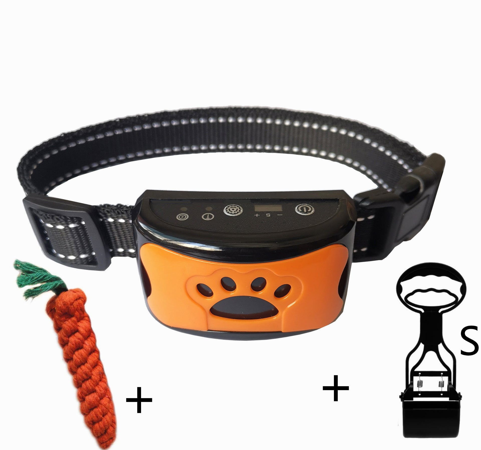 Dog Bark Arresting Training Collar with Vibration Sound Remote Control