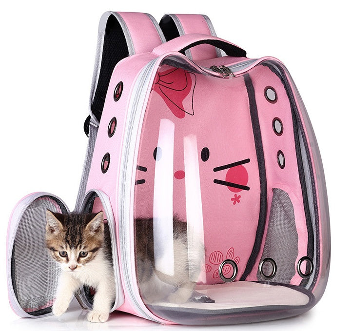 Breathable  Windowed Backpack Pet Carrier