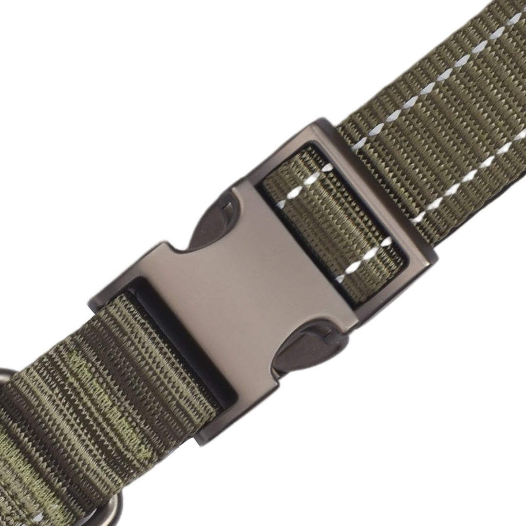 PET MARVELHigh Performance Tactical Dog Collar 1.25 In Wide With Handle