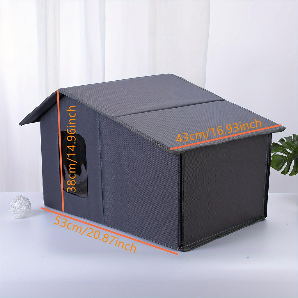 Outdoor Stray Cat And Dog House Waterproof And Warm For All Seasons, Removable, Easy To Clean And Convenient To Store