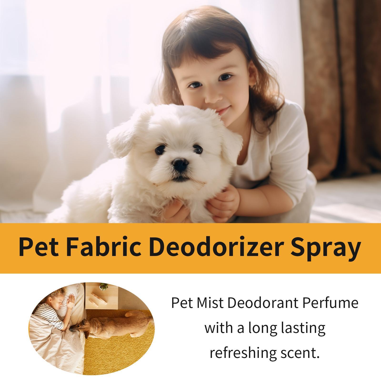 Pet Fabric Deodorizer Spray Air Clean Pet Oder Indoor Long-lasting Air Freshener Deodorizer