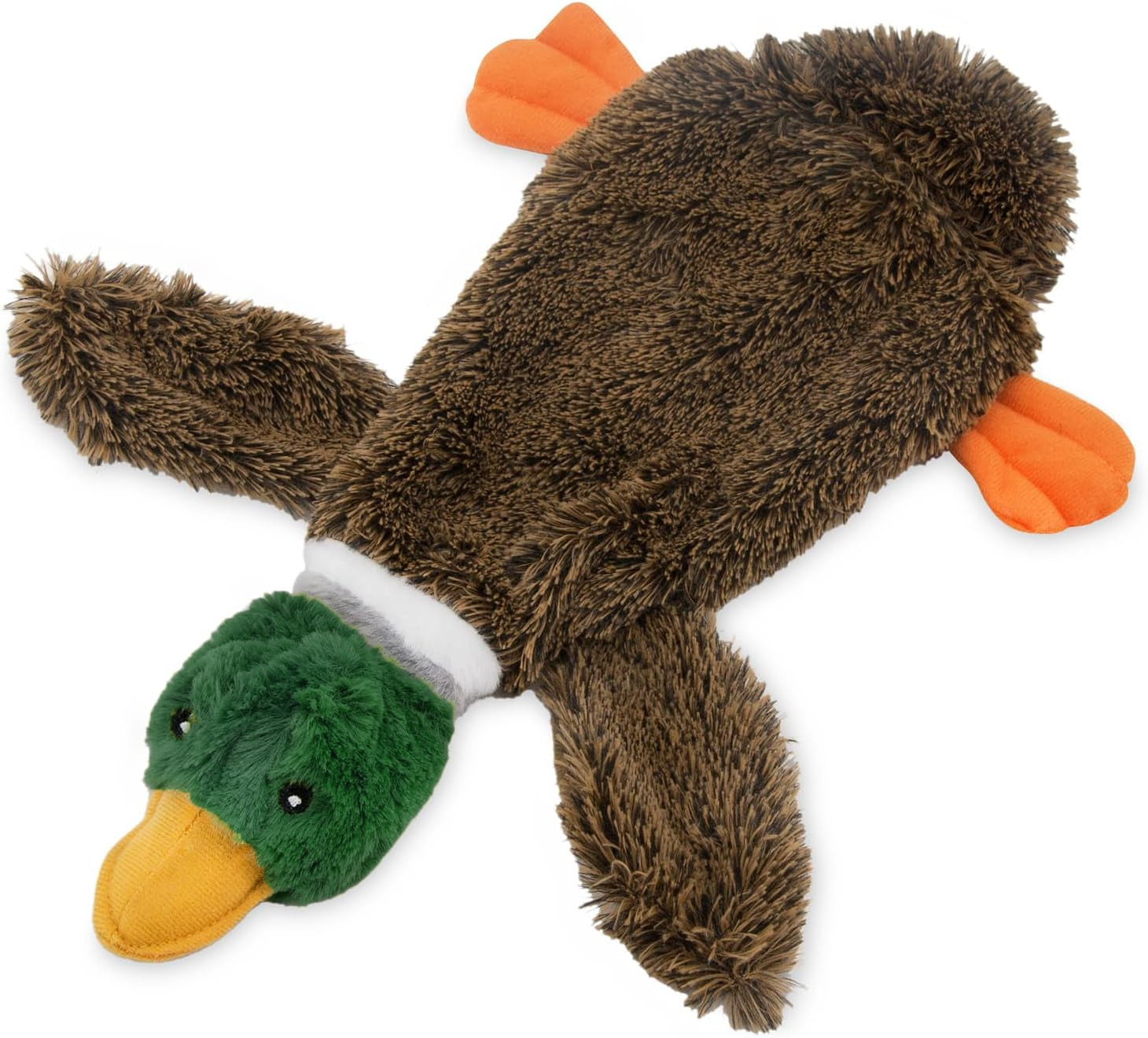 Wild Duck Stuffless Squeaky Dog Toy