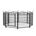 8 Panel Metal Dog Fence Pet Outdoor Playpen