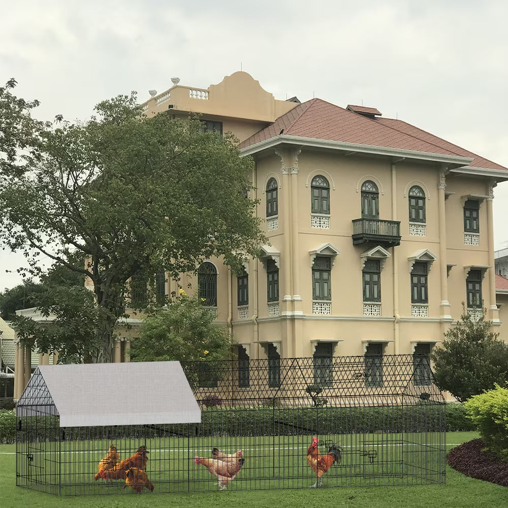 Poultry Farming Outdoor Metal Chicken Coop
