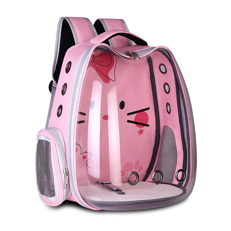 Breathable  Windowed Backpack Pet Carrier