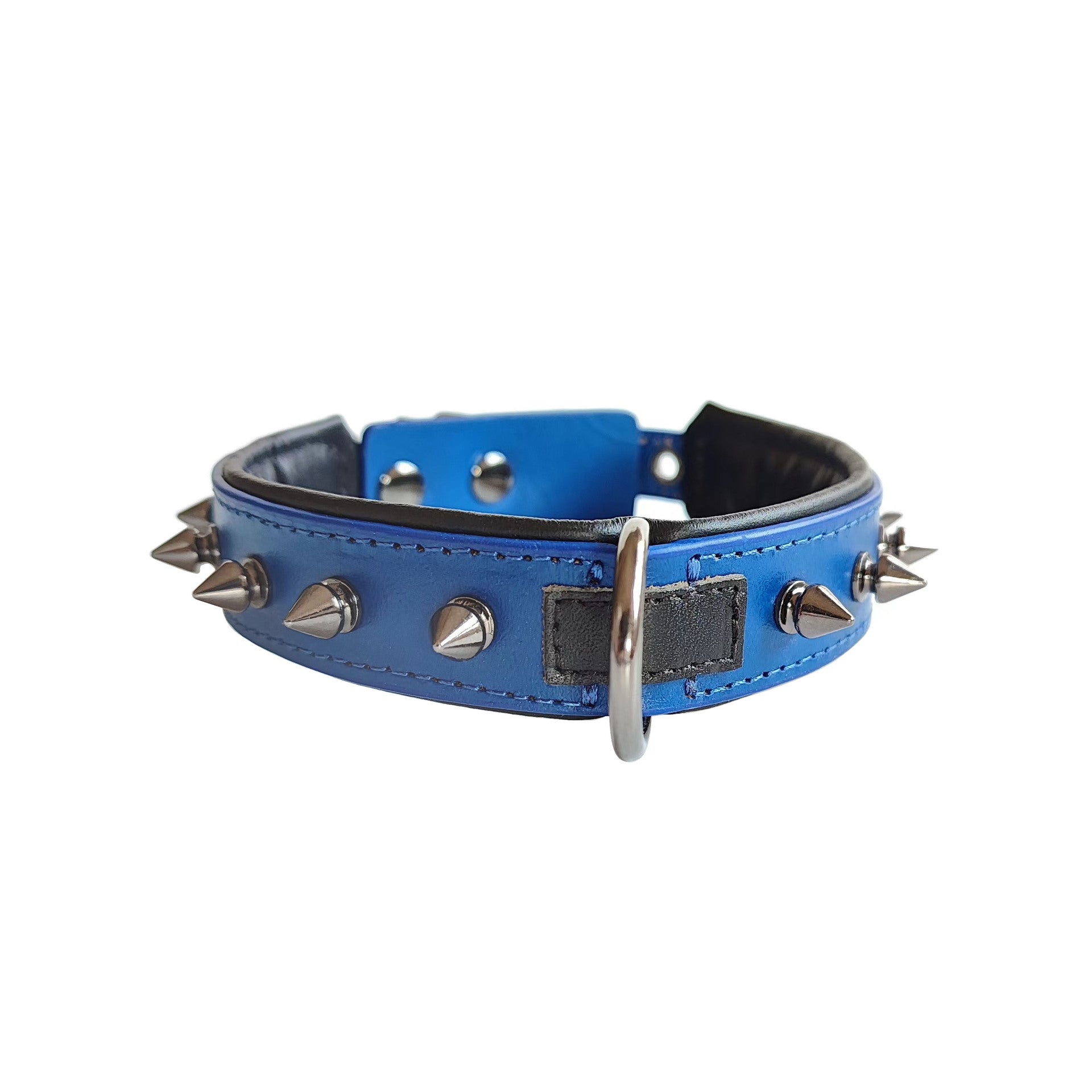 Leather Dog Collar with Spikes