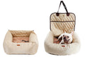 2 In 1 Soft-sided Pet Car Carrier Multi-purpose Pet Car Bed