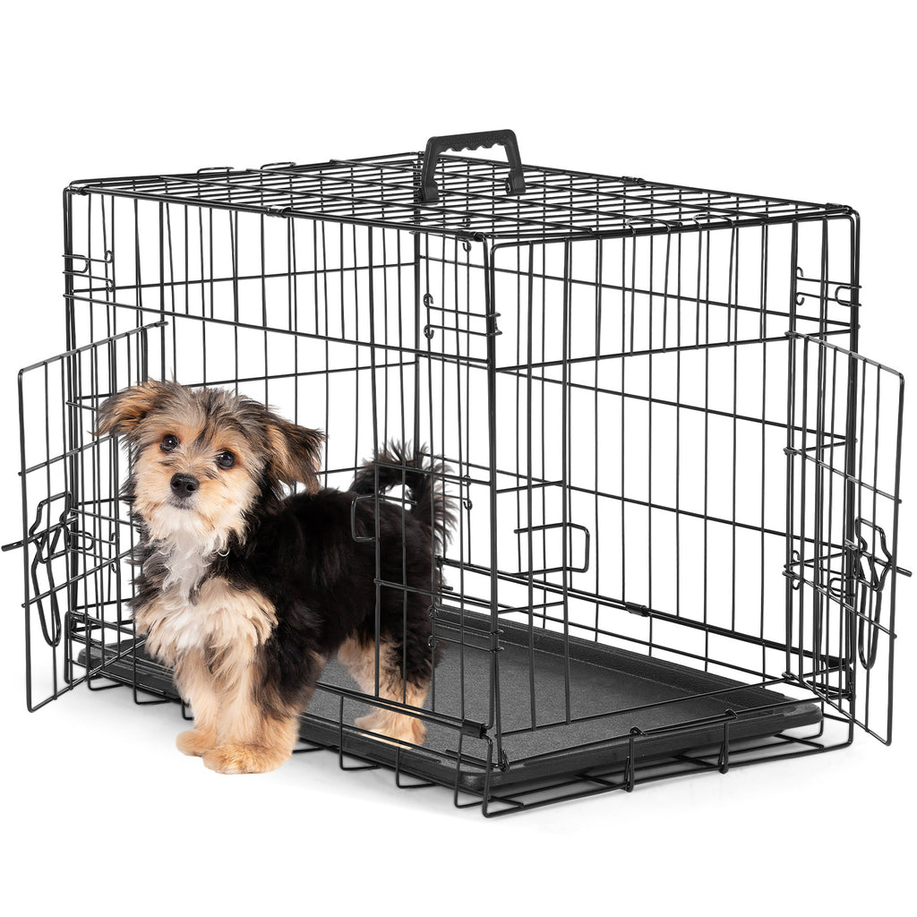 36' 42'  48' Dog Cage With Two Doors, Heavy Duty Dog Crate Cage