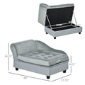 Luxury Small Dog Bed with Hidden Storage
