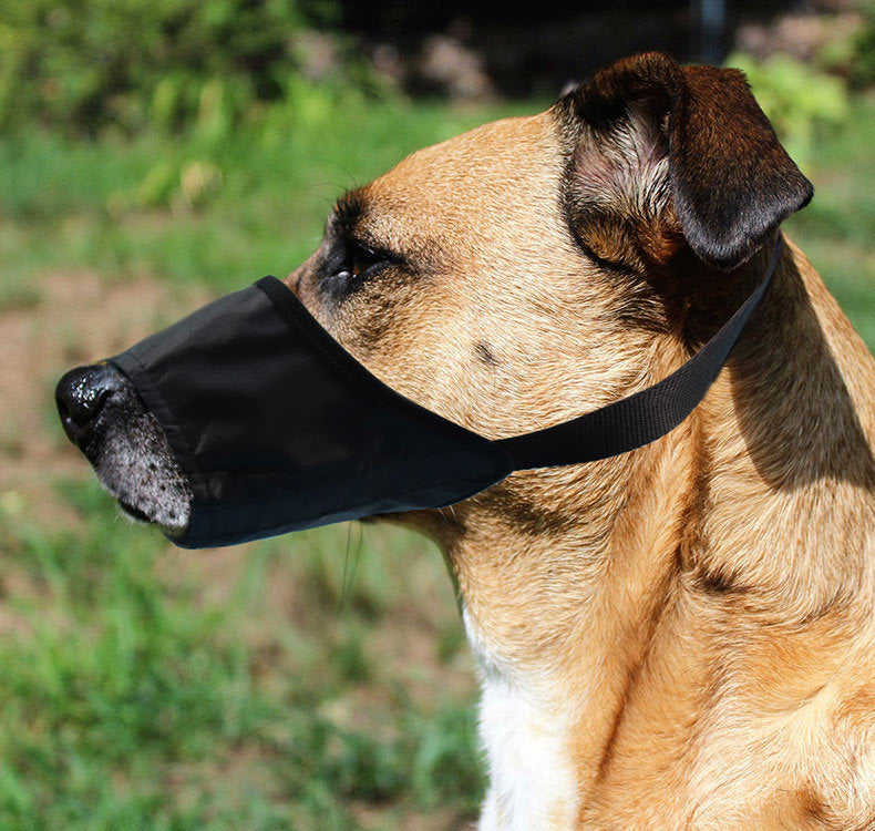 Waterproof Dog Muzzle Anti-bite Mouth Cover Barking Stopper