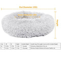 Soft and Warm Wool Donut Pet Bed