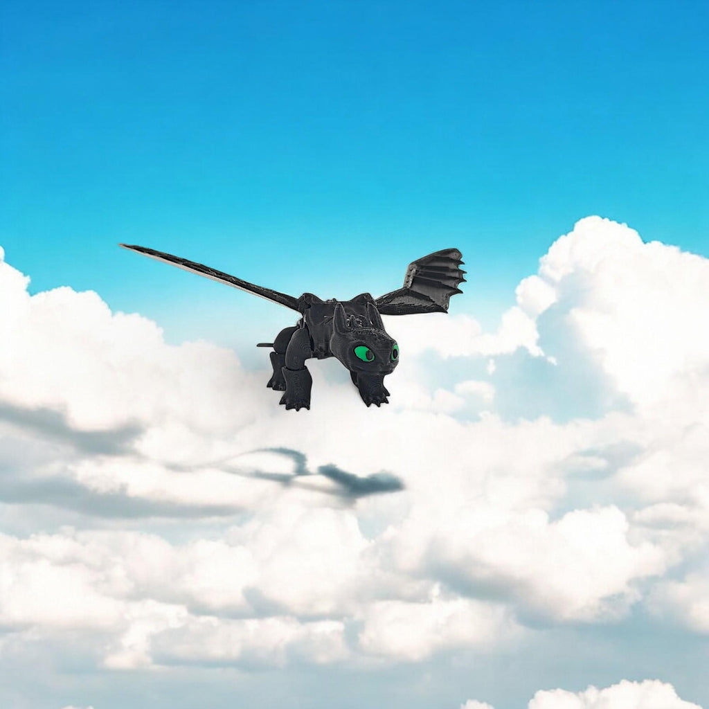 Toothless Dragon Cute Cool Design High Texture Exquisite Details Charming Appearance Dinosaur Fans Collectible Home Decorations