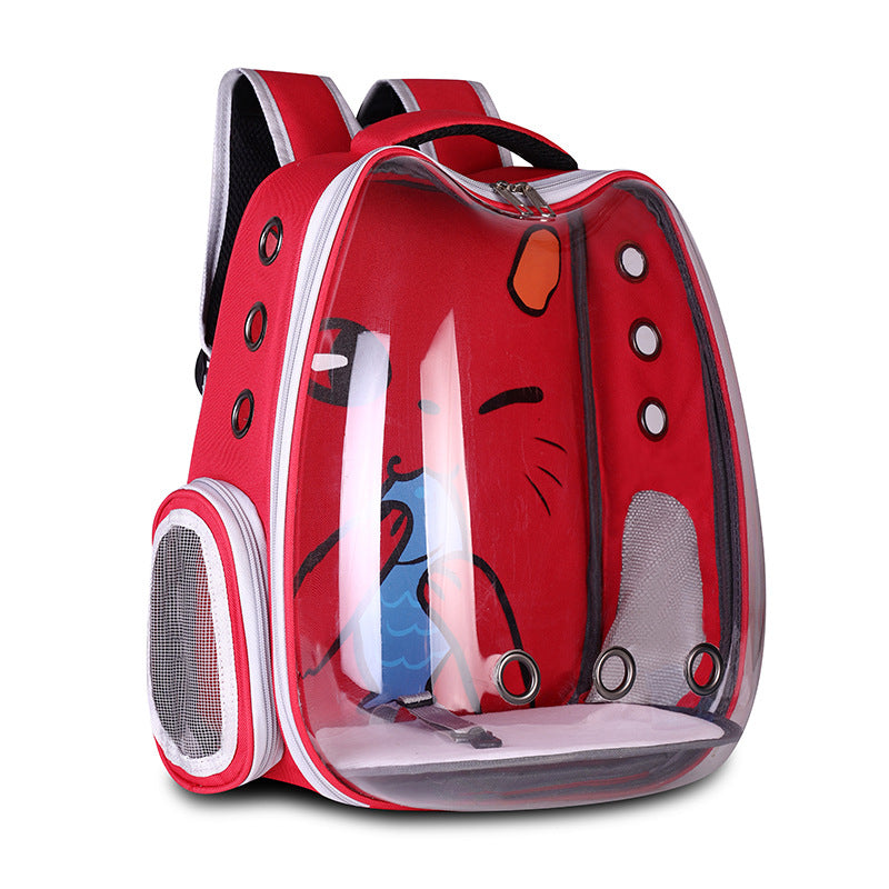 Breathable  Windowed Backpack Pet Carrier