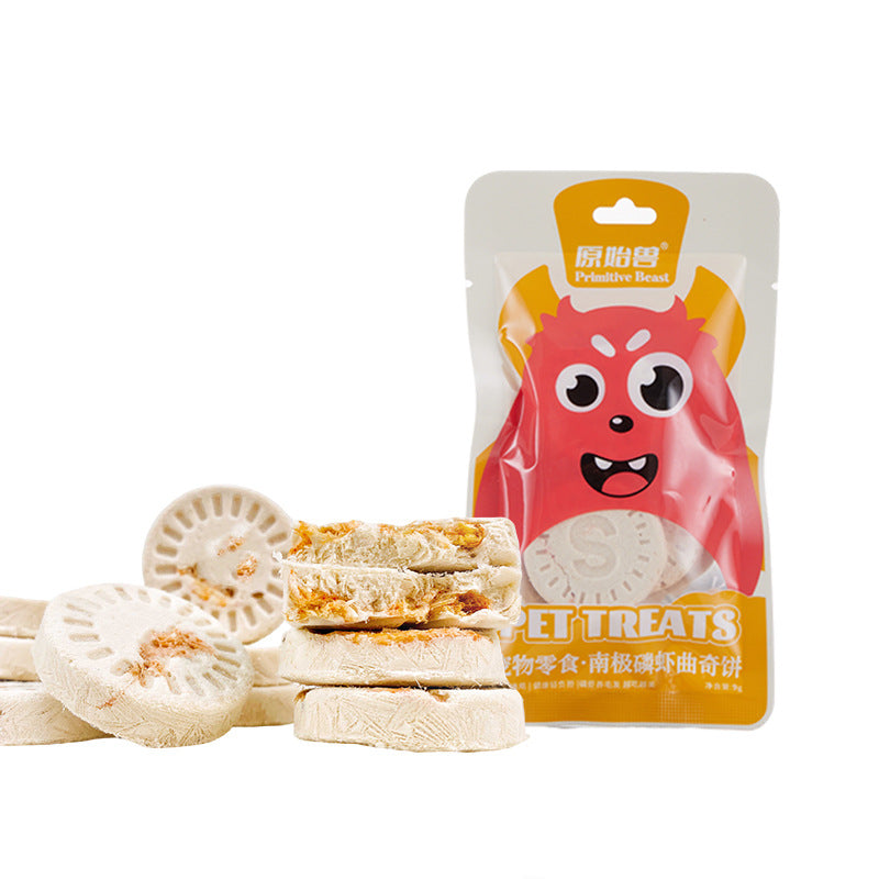 Pet Freeze-dried Snacks Egg Yolk Chicken Grains Dog & Cat Snacks