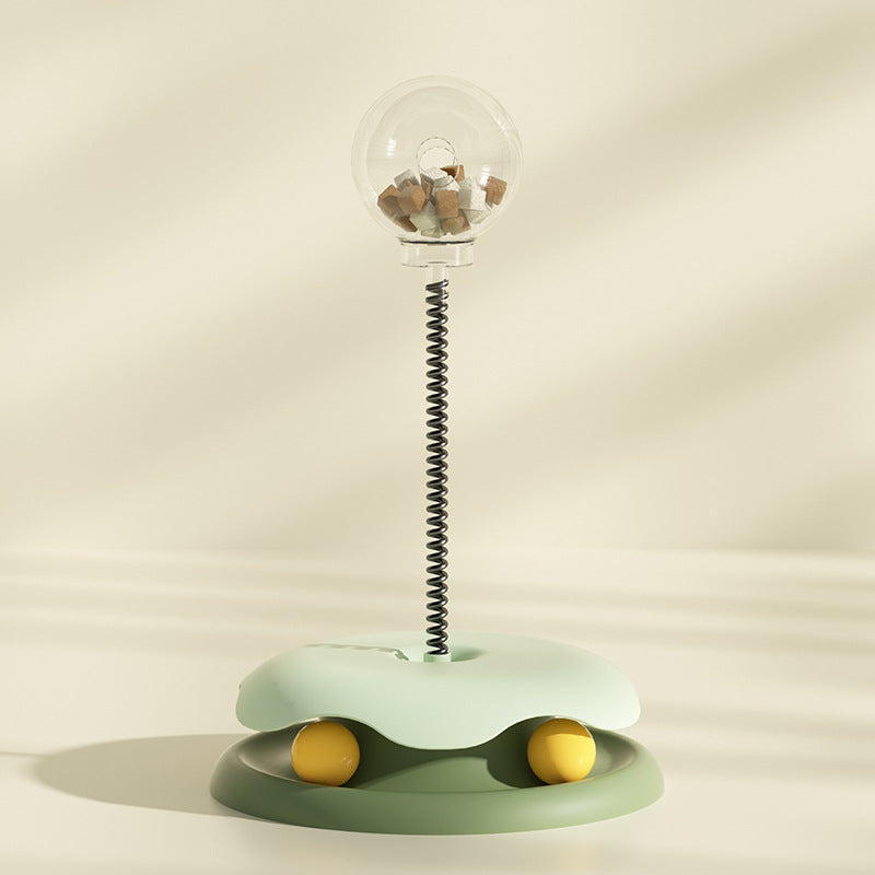 Cat Food Leakage and Turntable Ball Toy