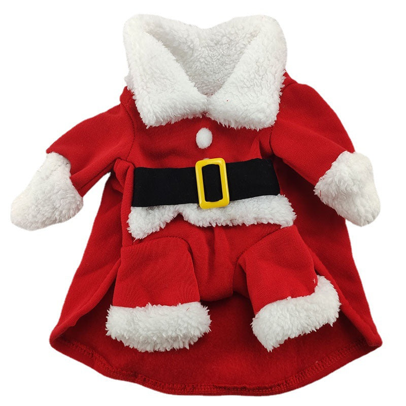 Dog Santa Christmas Costume