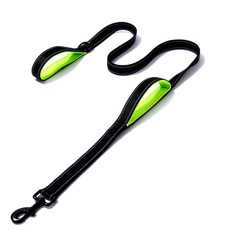 Reflective Dog Leash Nylon Double Thickened