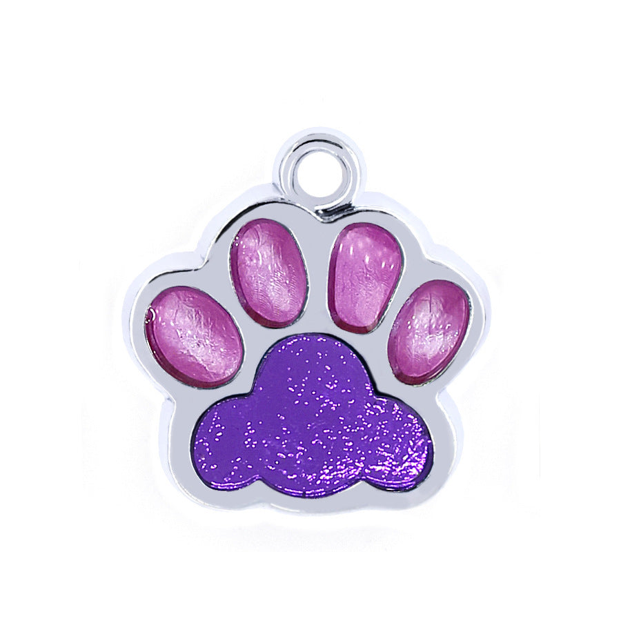 Pet Tag Footprint Dog
