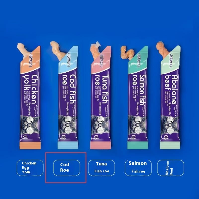 Cat Strip Kittens Nutrition Fat Hair Chin Wet Food Package Cat Snacks
