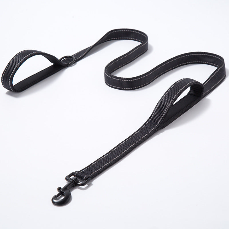 Reflective Dog Leash Nylon Double Thickened