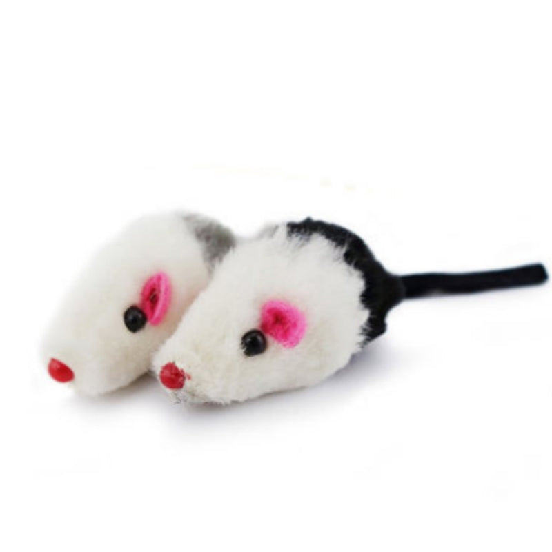 Fake Mouse Rabbit Skin Mouse Funny Cat Toy