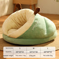 Pet Bed Winter Cat Dog Slippers Shape Small Nest