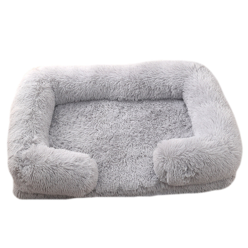 Plush Square Pet Bed Dog Bed Winter