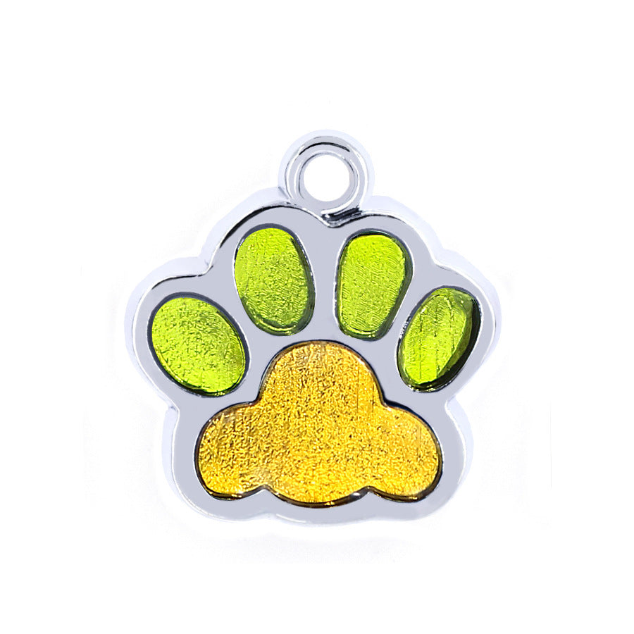 Pet Tag Footprint Dog