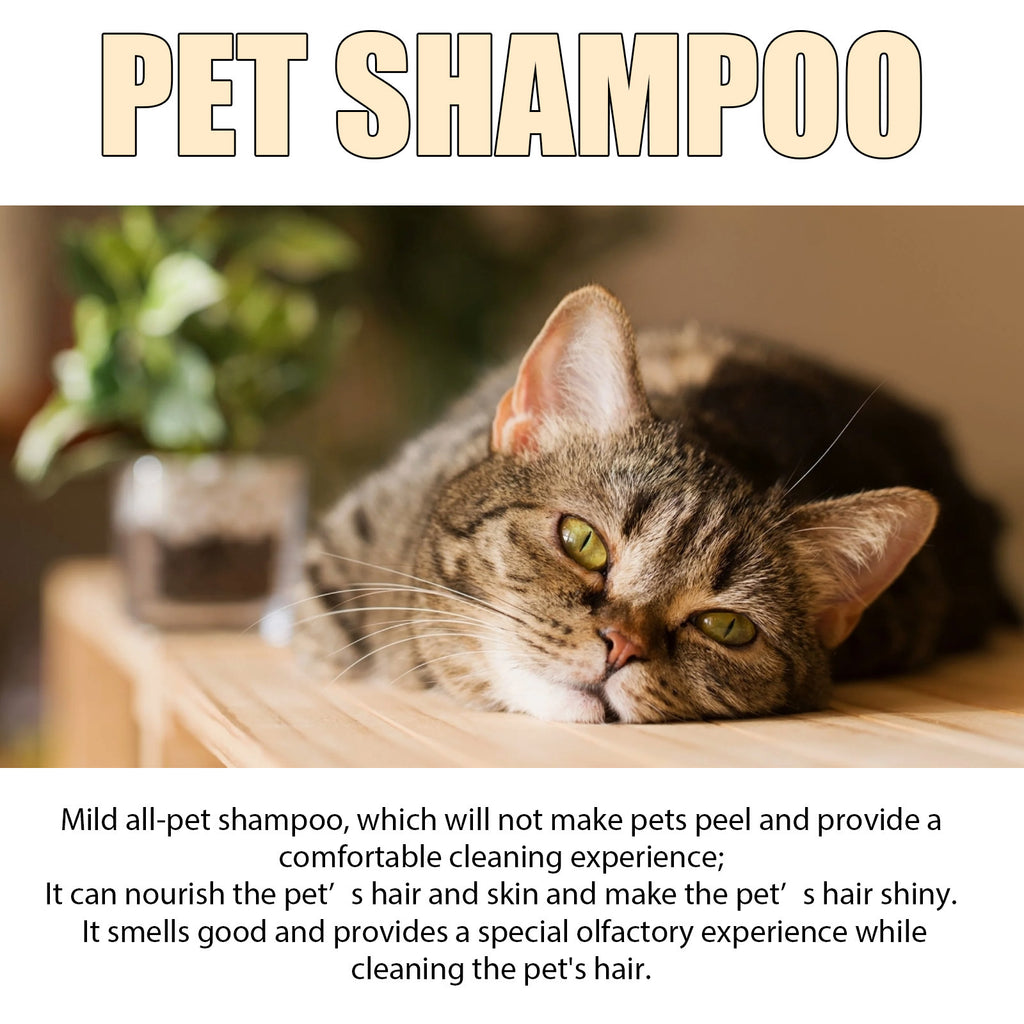 Pet Shampoo Mild Cat and Dog - Soft Hair and Unknotting Shampoo
