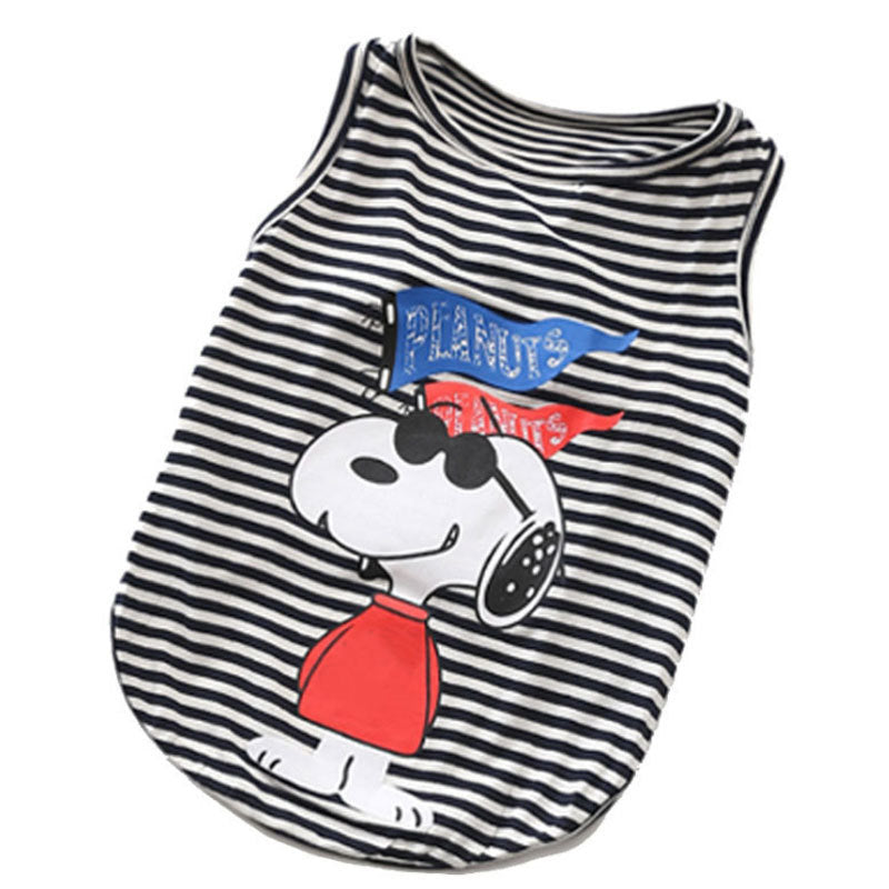 Cotton Dog Clothing Leisure Pet Shirt
