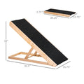 Elevated Ramp For Dogs Cats Rabbits Height-Adjustable Foldable