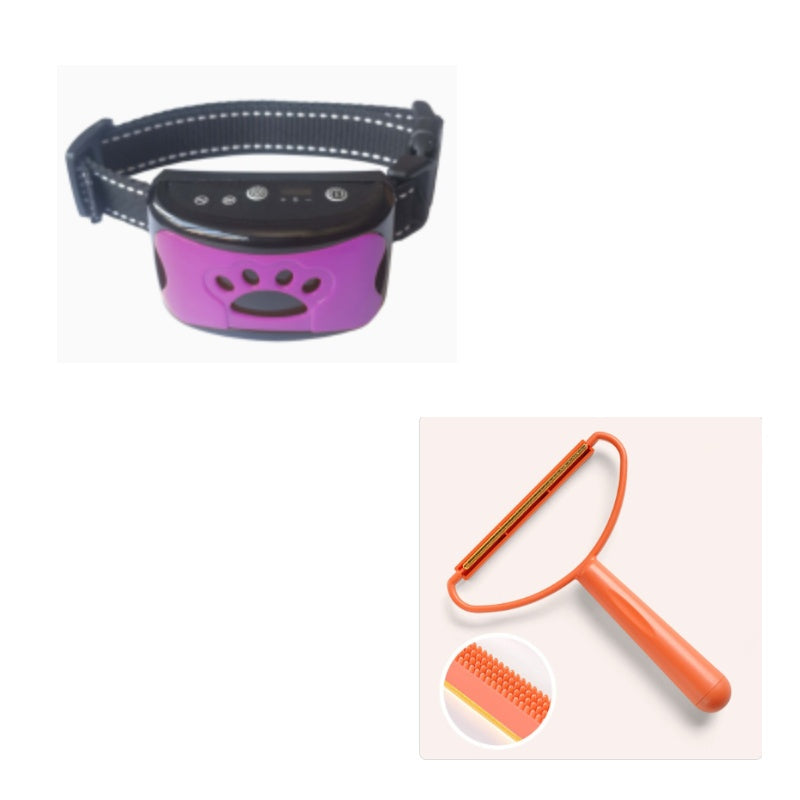 Dog Bark Arresting Training Collar with Vibration Sound Remote Control