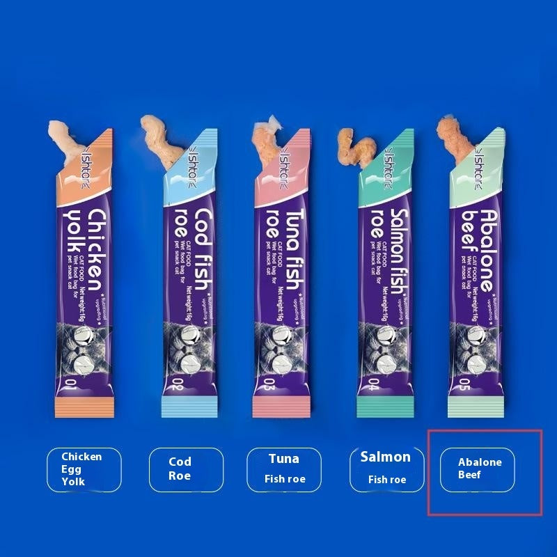 Cat Strip Kittens Nutrition Fat Hair Chin Wet Food Package Cat Snacks