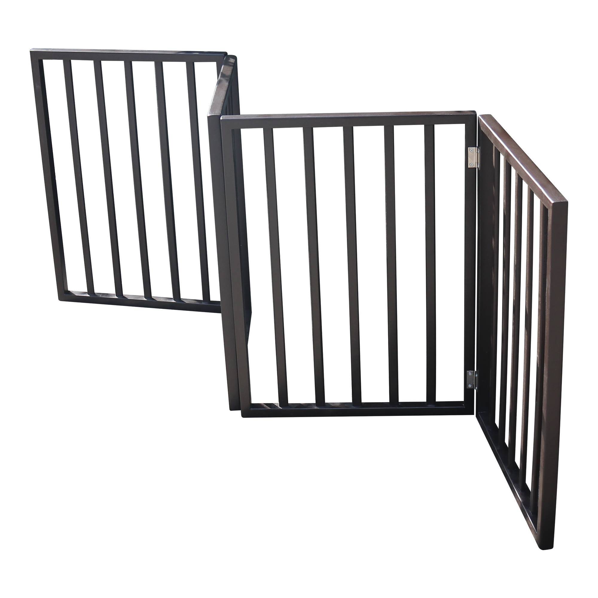 Premium Pet Gate - Dog Gate For Doorways,Stairs Or House-standing, Folding