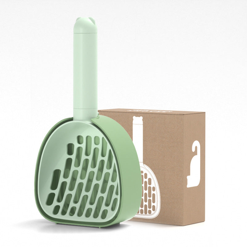 Cat Litter Scoop with Mountable Base
