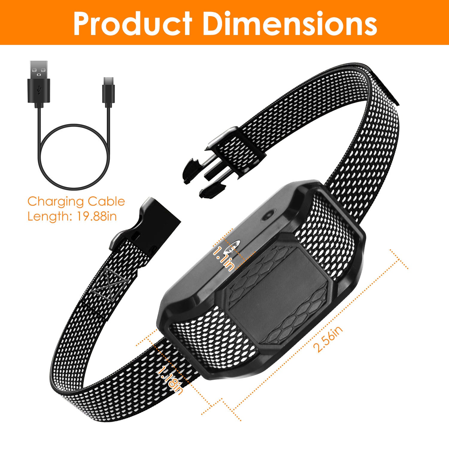 1Pc Citronella Bark Collar For Dogs Spray Bark Collar Anti Barking Control For Small Medium Large Dogs IP65 Waterproof No Electric Shocks