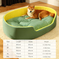 Dog Bed Pet Nest with Reversible Cushion