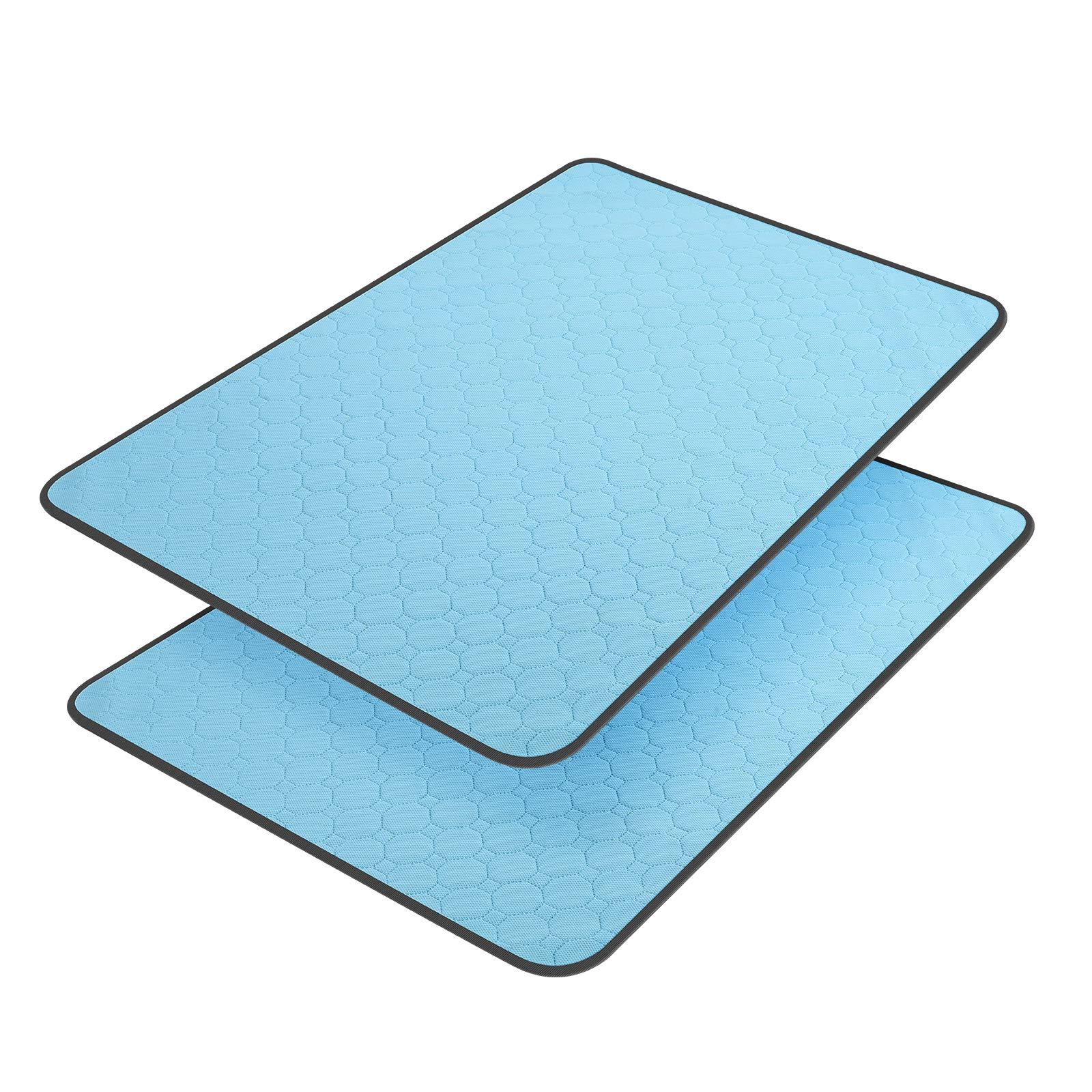 Washable Dog Urine Pad, Waterproof Toilet Training Mat For Dogs, 89.5 X 59.2 Cm - 34.5 In X 23 In, Washable Urine Pad Non-Slip Diaper Pad, For Puppies And Cats, 2 Packs
