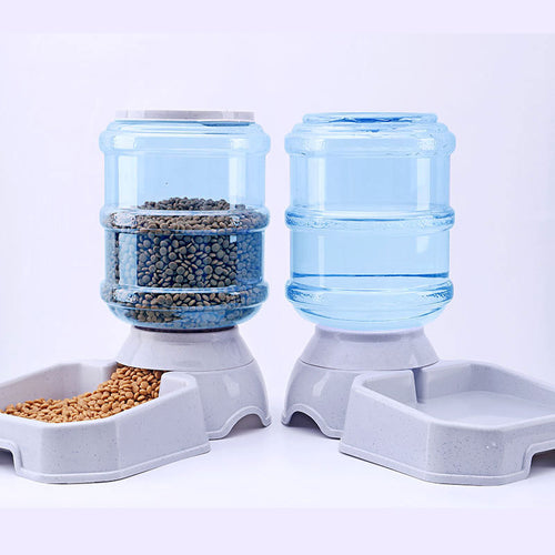 Automatic Pet Feeder & Water Fountain