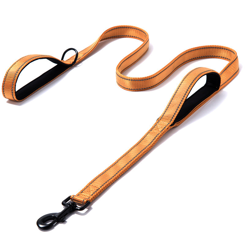 Reflective Dog Leash Nylon Double Thickened