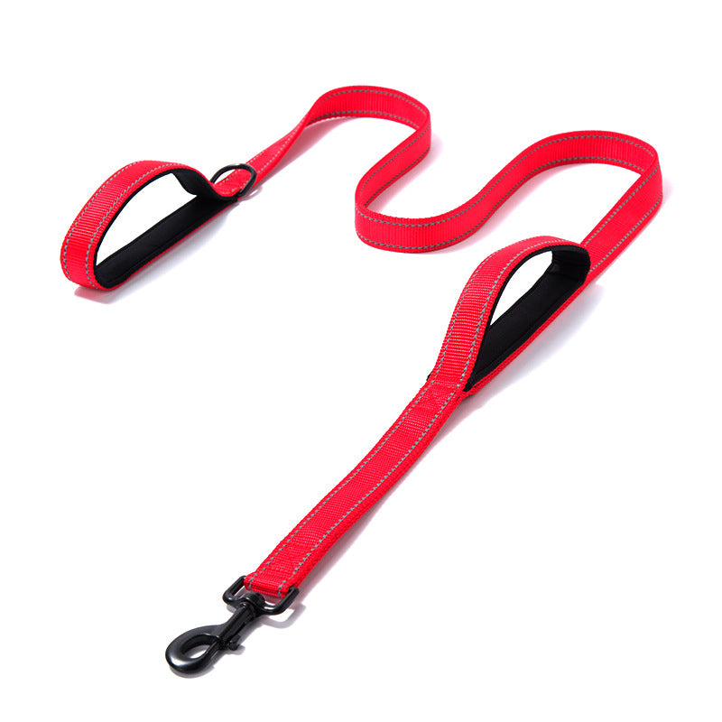 Reflective Dog Leash Nylon Double Thickened