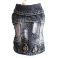 Denim Pet Jacket -  Jeans Vest Spring Pet Clothing