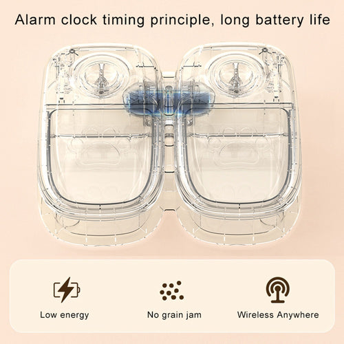 Automatic Timer Large Capacity Dual-bowl Pet Food Dispenser